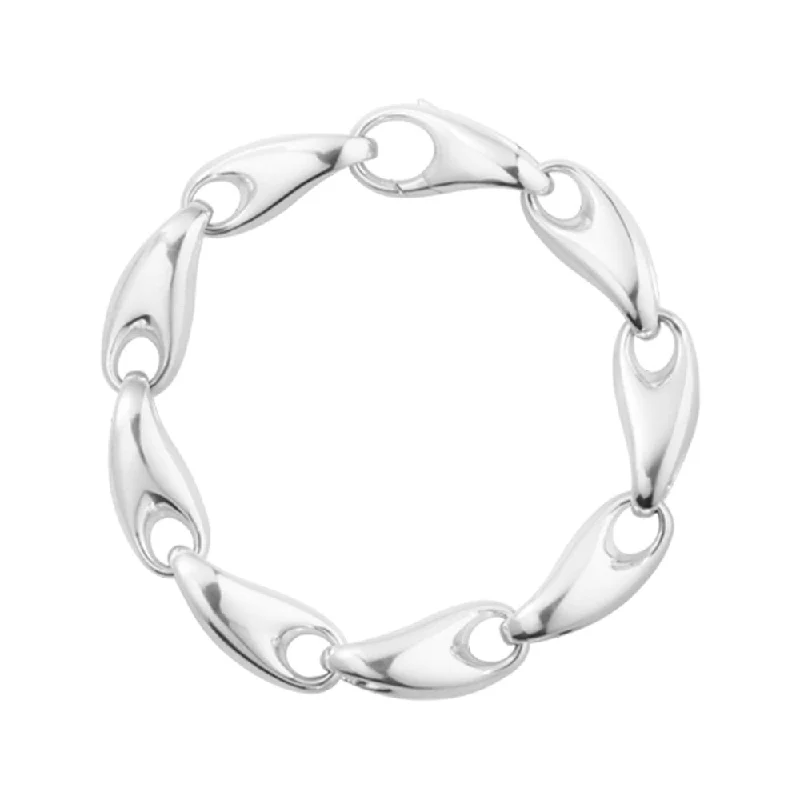 Ladies bracelets office wear-Reflect Link Sterling Silver Bracelet