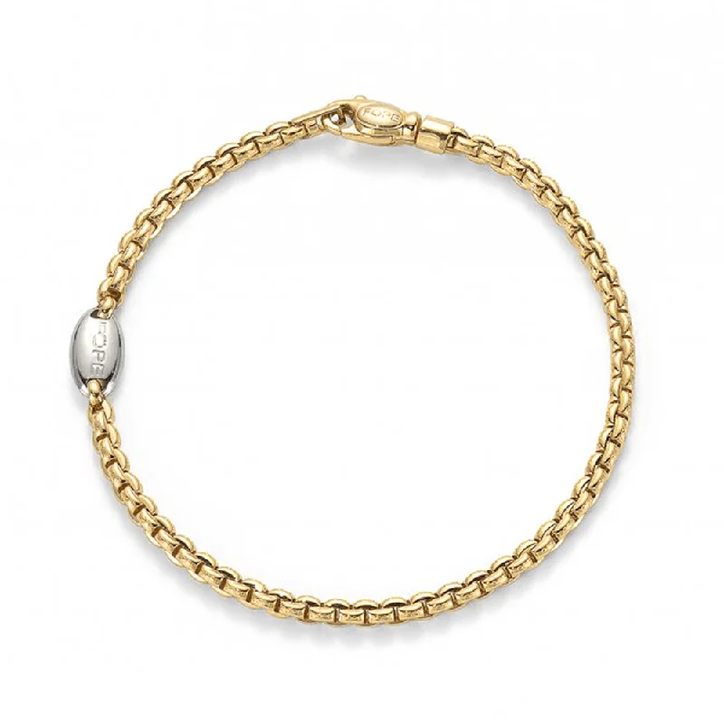 Ladies bracelets Christmas designs-Eka 18ct Yellow Gold Slim Bracelet