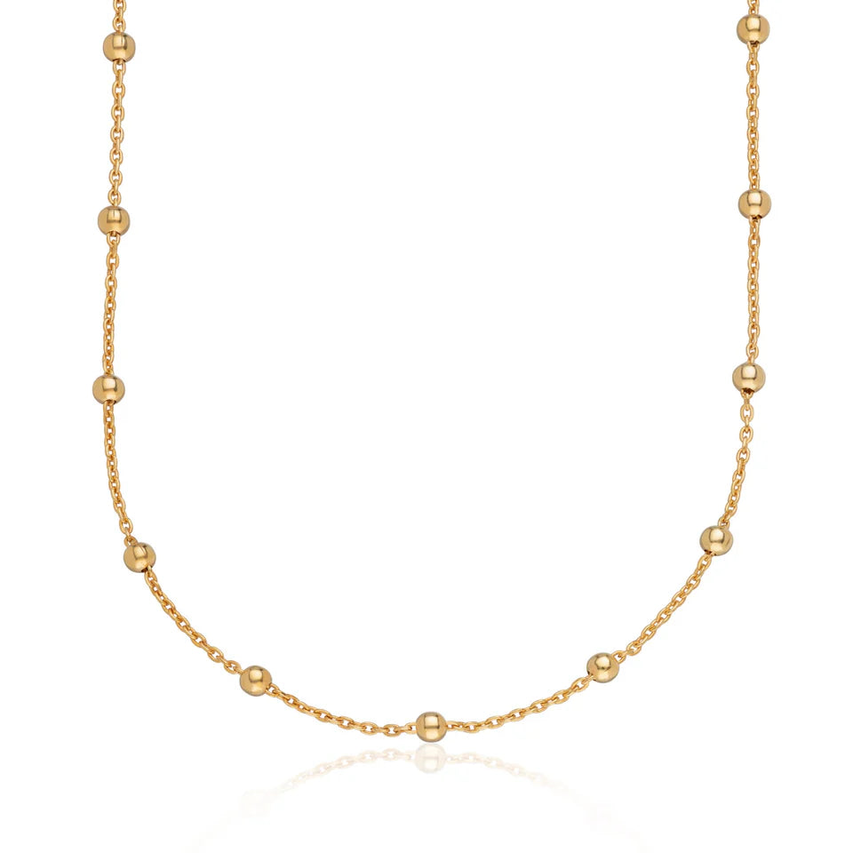 Ladies necklaces pearl drops-Satellite Chain Necklace