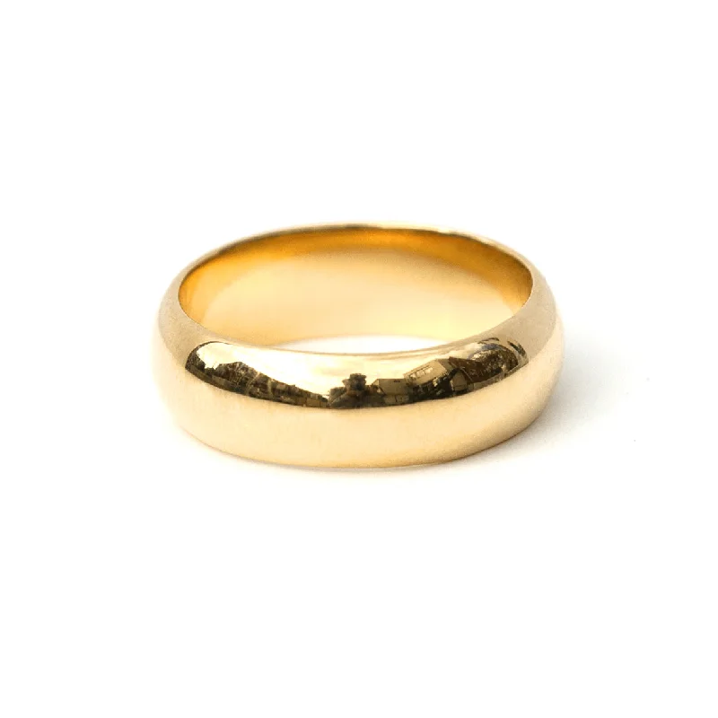 Ladies rings titanium options-Jordan Gold Vermeil Ring