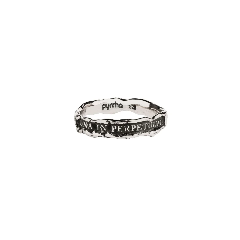 Ladies rings youthful designs-Together Forever Textured Band Ring