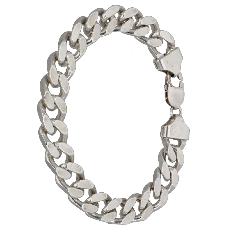 Ladies bracelets sterling silver-Sterling Silver Curb Bracelet