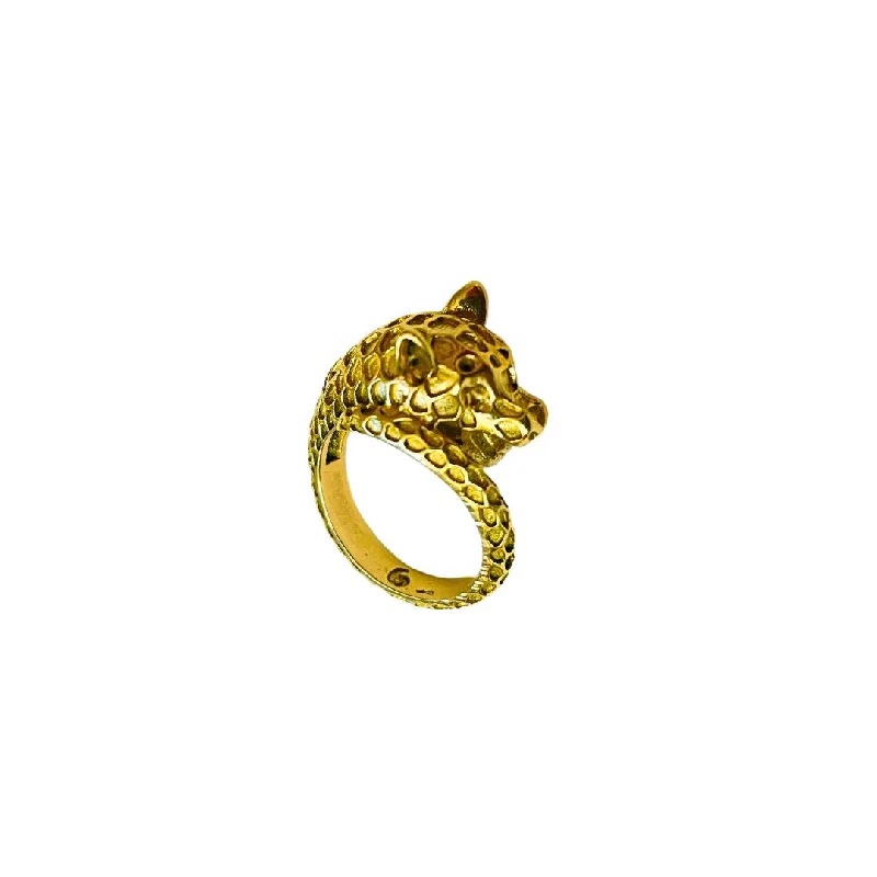 Ladies rings Valentine’s Day-Vintage Cheetah Ring