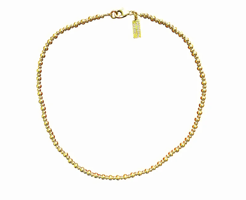 Ladies necklaces limited releases-Yaron Morhaim Gold Spheres Necklace