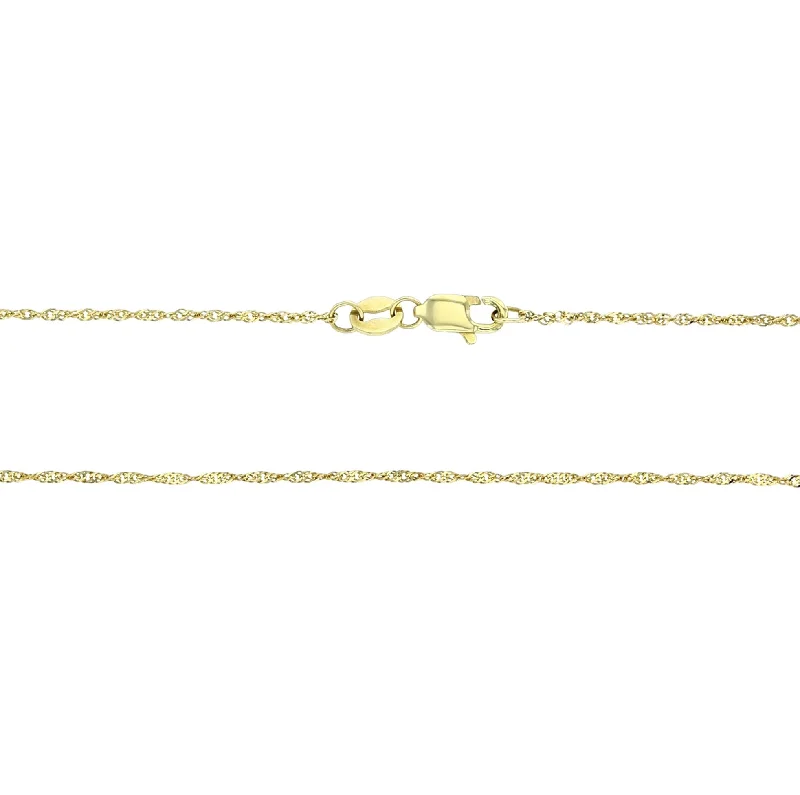 Ladies bracelets online buys-Singapore Anklet Bracelet (14K)