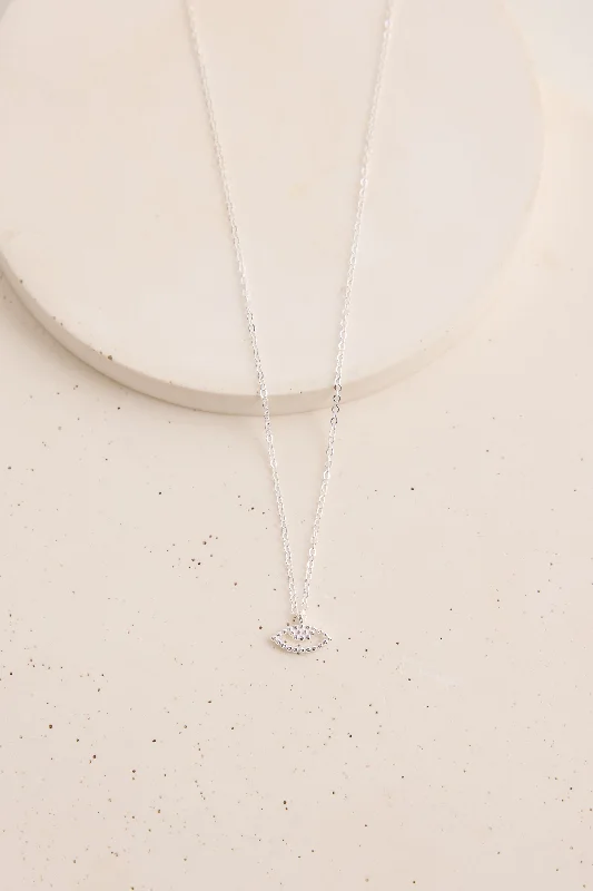 Ladies necklaces price options-Sama Necklace Silver