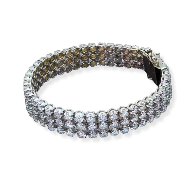 Ladies bracelets light luxury-14K YG 10 CTW Tennis Bracelet