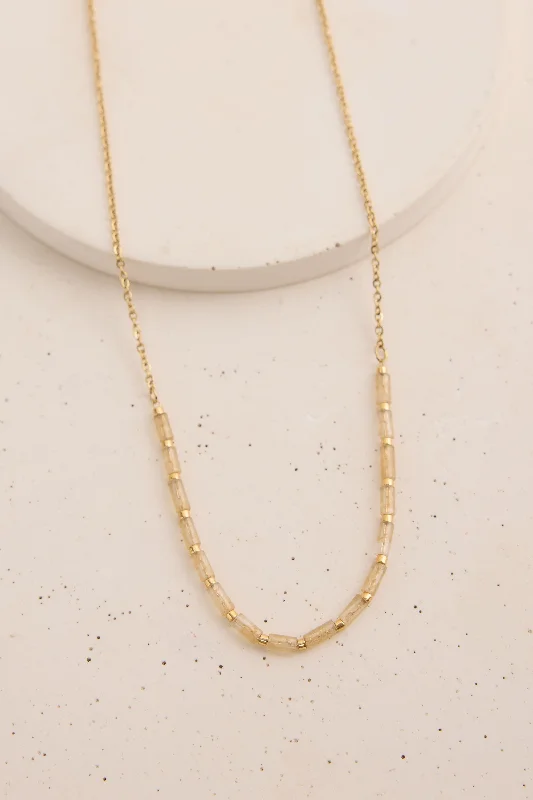 Ladies necklaces timeless designs-Terra Necklace Gold