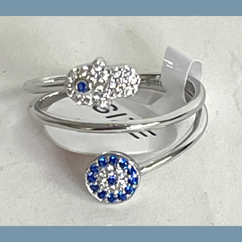 Ladies rings Valentine’s Day-Hamsa Hand & Evil Eye Ring