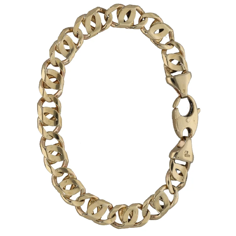 Ladies bracelets minimalist trends-9ct Gold Alternative Bracelet