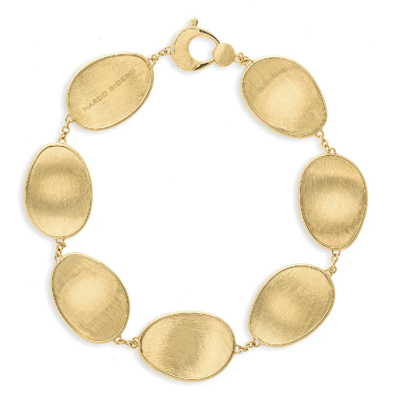 Ladies bracelets ruby gems-Lunaria 18ct Yellow Gold Bracelet