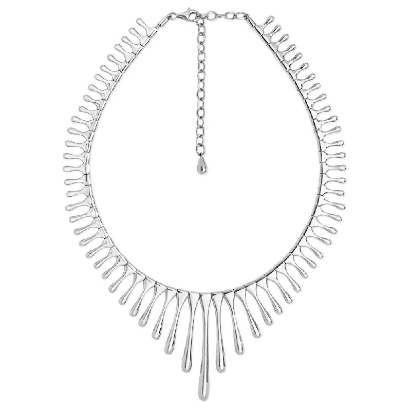 Ladies necklaces minimalist appeal-Lucy Q Sunray Drop Necklace