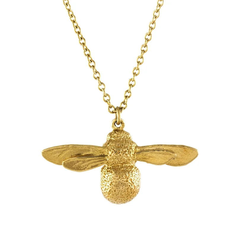 Ladies necklaces friendship chains-Alex Monroe Baby Bee Necklace