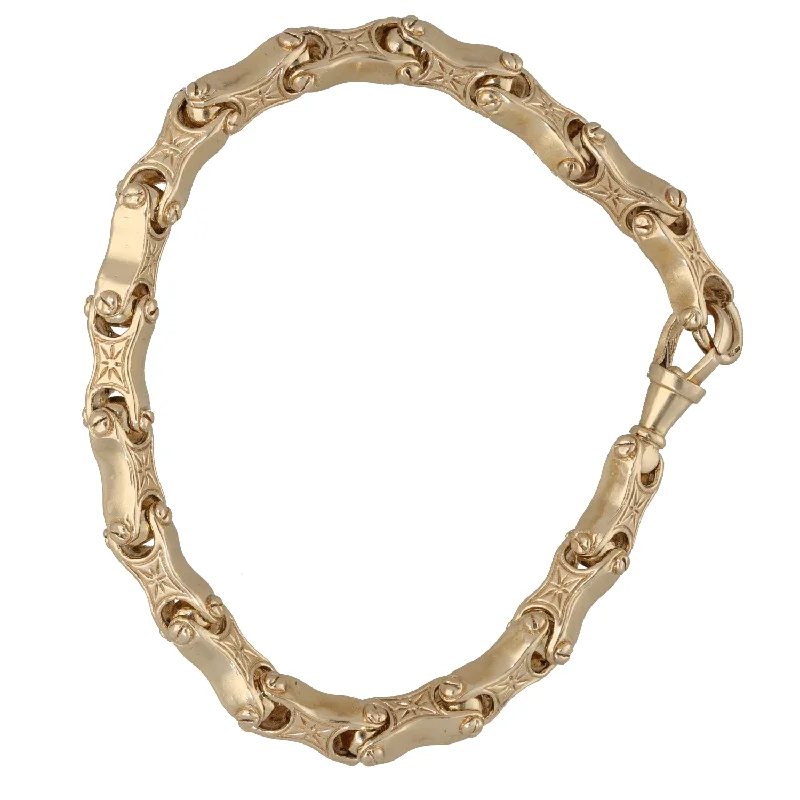 Ladies bracelets bangle styles-9ct Gold Alternative Bracelet