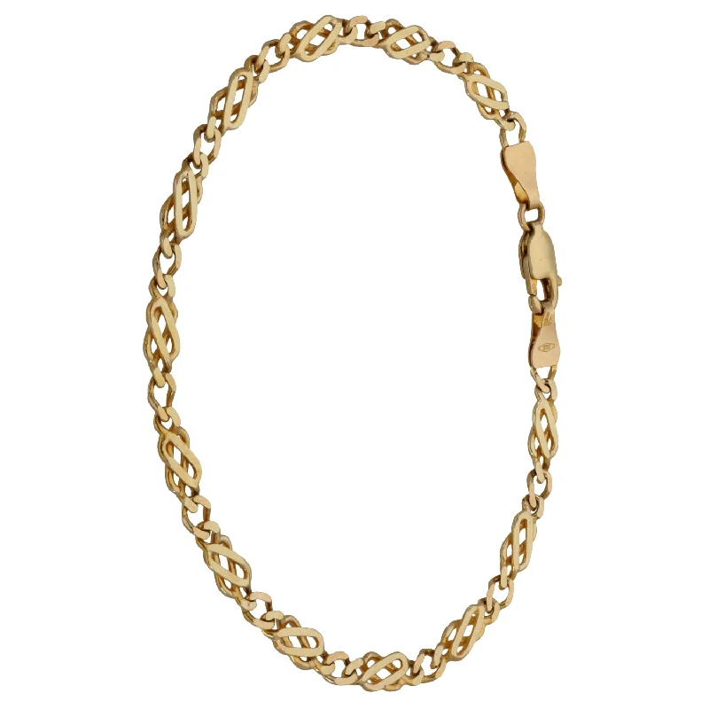 Ladies bracelets minimalist trends-9ct Gold Alternative Bracelet