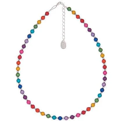 Ladies necklaces minimalist appeal-Carrie Elspeth Rainbow Glow Necklace