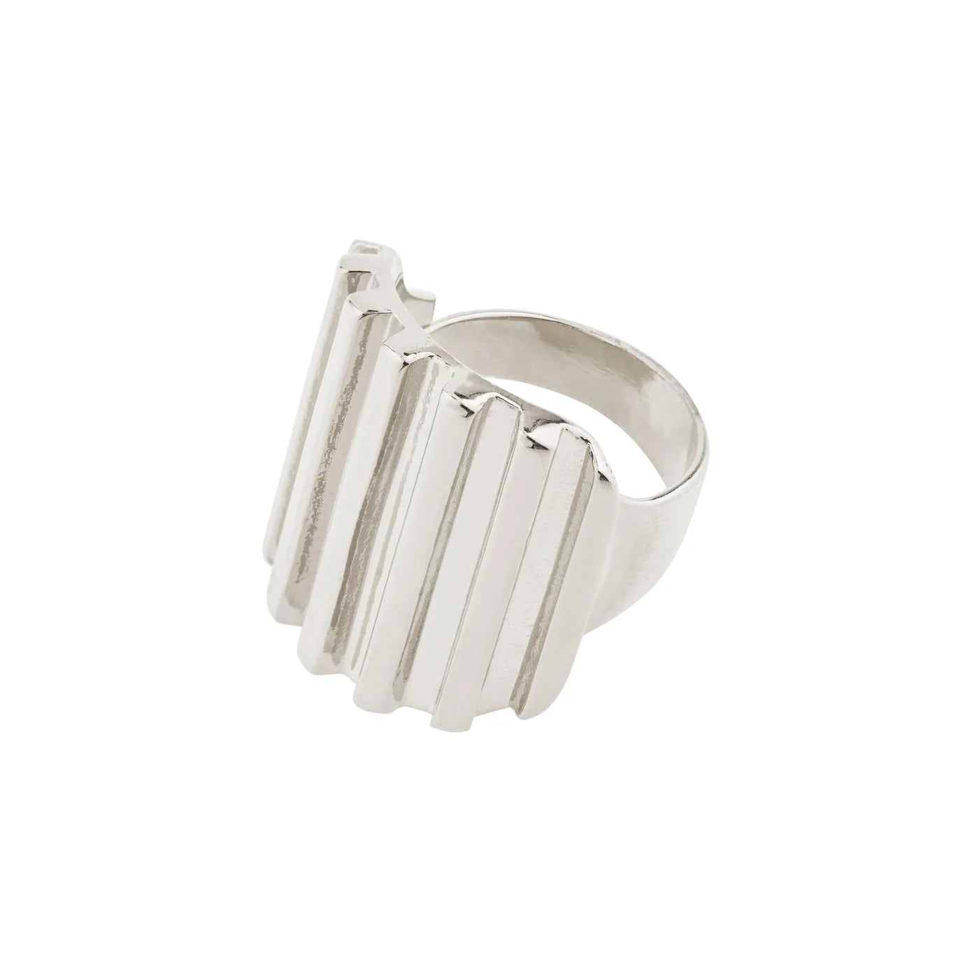 Ladies rings standout pieces-Laurel Silver Plated Ring