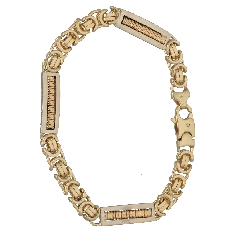 Ladies bracelets buying tips-9ct Gold Alternative Bracelet