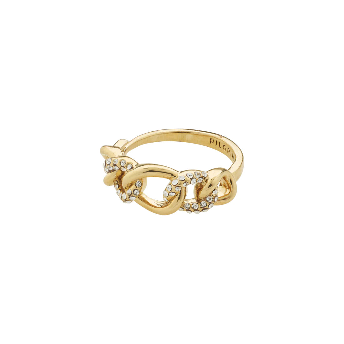 Ladies rings sister sets-Wrenley Gold Plated Ring