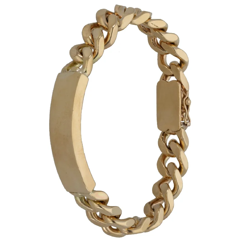 Ladies bracelets limited releases-9ct Gold ID Bracelet