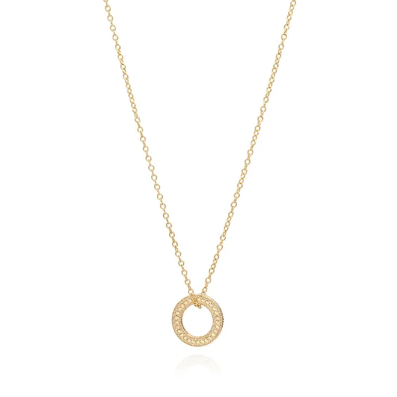 Ladies necklaces e-commerce finds-Anna Beck Circle Of Life Open 'O' Charity Necklace