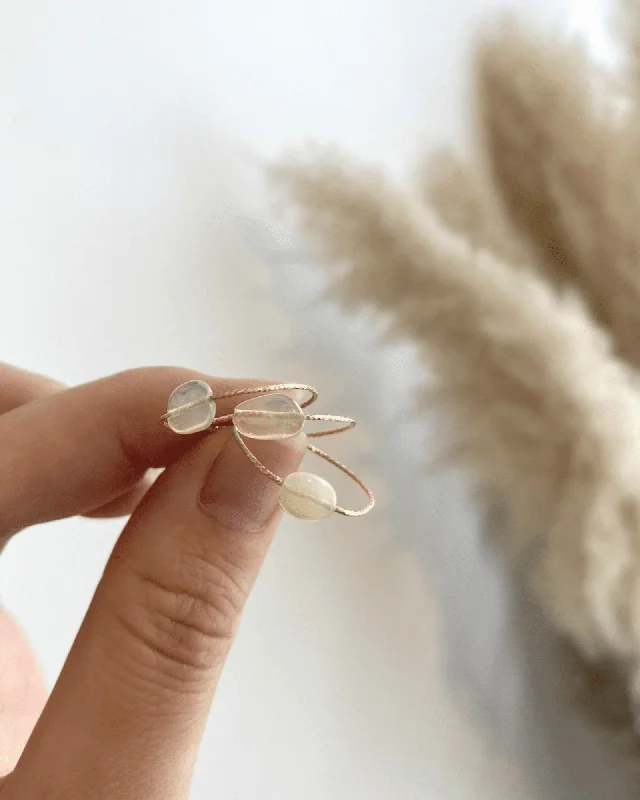 Ladies rings minimalist trends-Opal Daily Serenity Ring