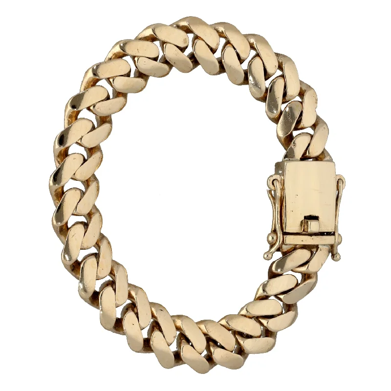 Ladies bracelets girlfriend treats-9ct Gold Curb Bracelet